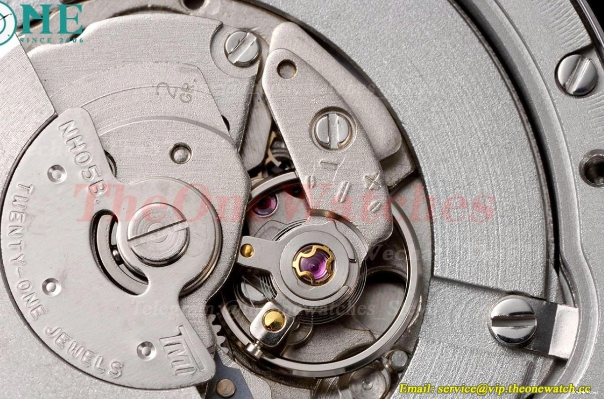 White 33mm AF Cartier NH05 Bleu SS SS Ballon De Dial 1202